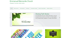 Desktop Screenshot of emmanuelmennonite.com
