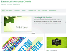 Tablet Screenshot of emmanuelmennonite.com